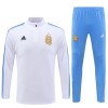 Argentine Sweat d'Entraînement Quarter-Zip 2023-24 Blanche Pour Homme